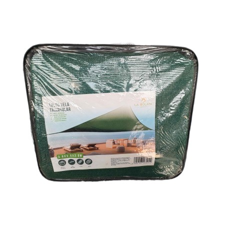VELA RETE PARASOLE TRIANGOLARE DI COLORE VERDE