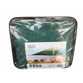 VELA RETE PARASOLE TRIANGOLARE DI COLORE VERDE