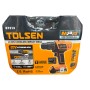 TOLSEN AVVITATORE A PERCUSSIONE CON 2 BATTERIE LITIO 20V 2AH E VALIGETTA CON ACCESSORI