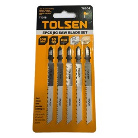 TOLSEN LAME PER SEGHETTO ALTERNATIVO T101B PER LEGNO E PVC PZ. 5