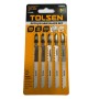 TOLSEN LAME PER SEGHETTO ALTERNATIVO T101B PER LEGNO E PVC PZ. 5