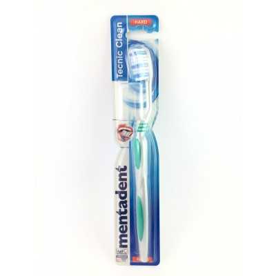 MENTADENT TOOTHBRUSH TECNIC 3 STRONG AND BRUSH COVER
