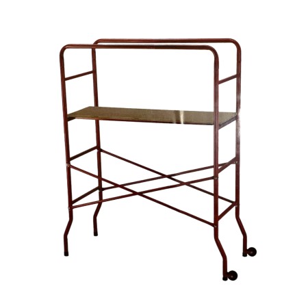 Trabattello Hobby in acciaio verniciato x-robust Portata kg. 100 cm. 115x57x167h.