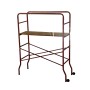 Trabattello Hobby in acciaio verniciato x-robust Portata kg. 100 cm. 115x57x167h.