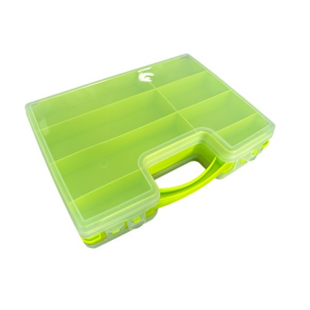 VALIGETTA DOPPIA MULTIUSO MODELLO SATURN IN PLASTICA CM. 28x21,5x6