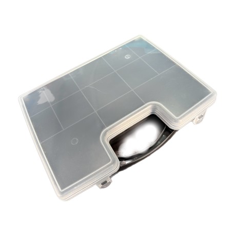 VALIGETTA MULTIUSO MODELLO SATURN NERO IN PLASTICA CM. 28x21,5x6