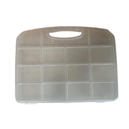 VALIGETTA PORTAUTENSILI E MINUTERIA IN PLASTICA CON 8 SCOMPARTI CM. 35x25x5