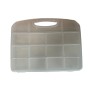 VALIGETTA PORTAUTENSILI E MINUTERIA IN PLASTICA CON 8 SCOMPARTI CM. 35x25x5