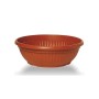VASO IN PLASTICA CIOTOLA CONCA SIMILCOTTO COLORE TERRACOTTA CM. 25