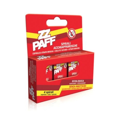 Zz Paff Spirali Cattura Mosche PZ. 4