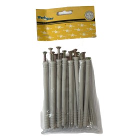 WORK STAR TASSELLI IN NYLON A BATTERE CON VITI 8x120 PZ. 15
