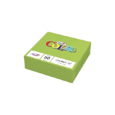 DOPLA COLOR VERDE ACIDO TOV.LI 38X38 2V 50PZ