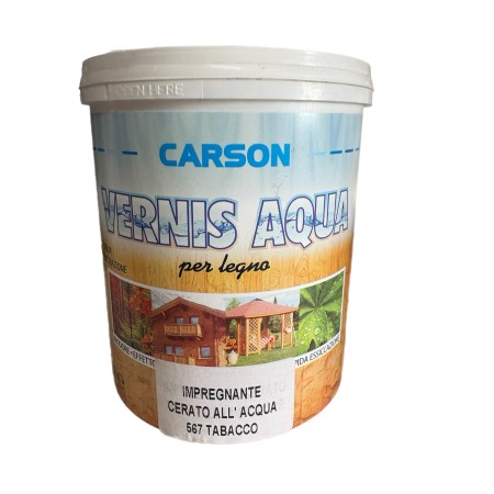 VERNIS AQUA WAXED WATER IMPREGNANT FOR WOOD 567 TOBACCO ML. 750