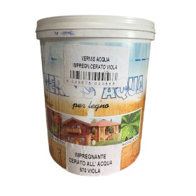 VERNIS AQUA WAXED WATER IMPREGNANT FOR WOOD 570 PURPLE ML. 750