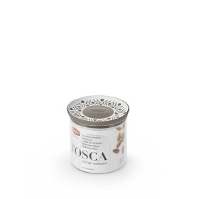 STEFANPLAST ROUND JAR TOSCA 0,7LT WHITE / LIGHT TAUPE PLUS