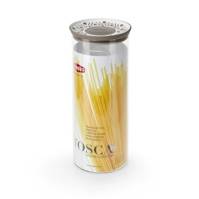 STEFANPLAST ROUND JAR TOSCA 2,2LT WHITE / LIGHT TAUPE PLUS