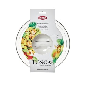 STEFANPLAST LID TOSCA BOWL D.23 CM TRANSPARENT