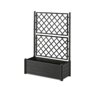 STEFANPLAST FLOWER BOX ITALY RECT. C / SPALL. ANTHRACITE / ANTHRACITE
