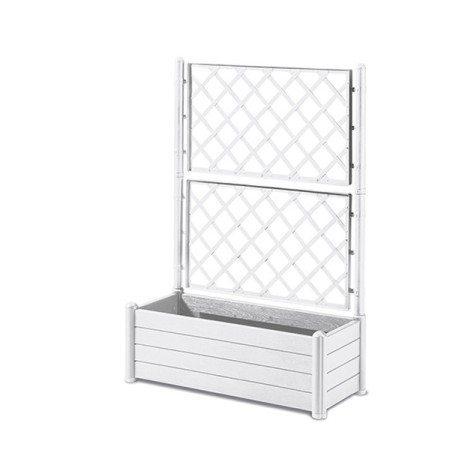 STEFANPLAST FIORIERA ITALIA RETT.C/SPALL. BIANCO/BIANCO