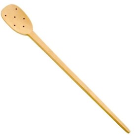 PANETTA CUCCHIAIONE IN LEGNO DI FAGGIO NATURALE CON FORI CM. 120