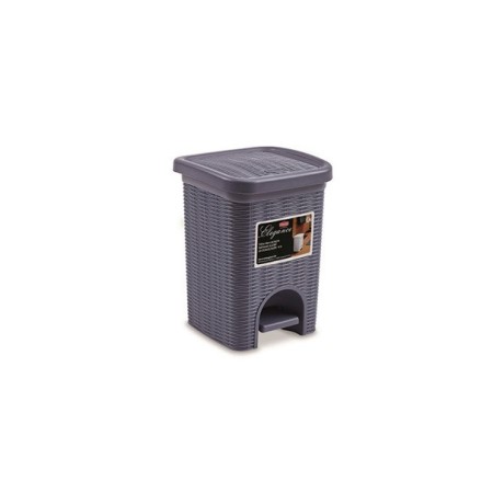 PATTUMIERA DA BAGNO IN PLASTICA ELEGANCE BLU NAVY 6 cm. 20,5x20,5x28h.