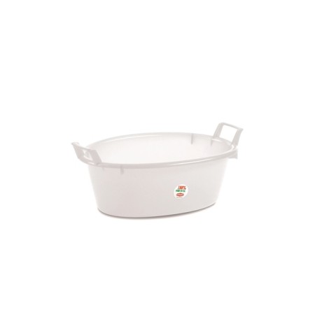 STEFANPLAST BACINELLA OVALE DI PLASTICA cm 50 NEUTRO cm. 50x18h.
