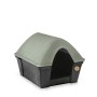 STEFANPLAST CUCCIA PER CANI CASA FELICE MEDIA GREEN LINE GRIGIO ARDESIA cm. 82x68x62h.