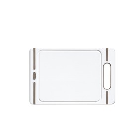 STEFANPLAST TAGLIERE ITALIAN CHEF M BIANCO/TORTORA CHIARO cm. 29x19x1h.