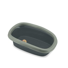 STEFANPLAST TOILETTE APERTA PER GATTI SPRINT 20 LINE GRIGIO ARDESIA cm. 58x39x17h.