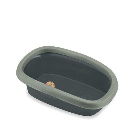 STEFANPLAST TOILETTE APERTA PER GATTI SPRINT 20 LINE GRIGIO ARDESIA cm. 58x39x17h.