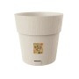 STEFANPLAST VASO IN PLASTICA ETHICA COLORE GESSO cm. 30x29h.