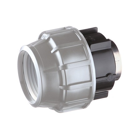 RACCORDO FEMMINA TUBO NERO 40x1