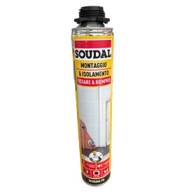 SOUDAL SCHIUMA POLIURETANICA TETTI E COPERTURE PER PISTOLA ML. 750