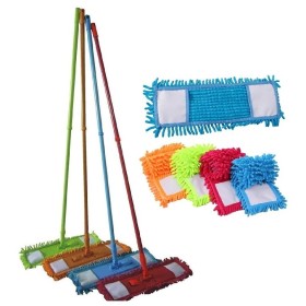 SCOPA CATTURA POLVERE IN MICROFIBRA CON MANICO ALLUNGABILE