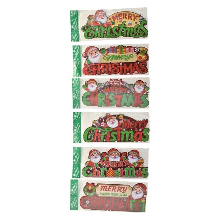 NATALUNA APPENDINO PER DECORAZIONE DI NATALE CM. 43x18 ASSORTITI