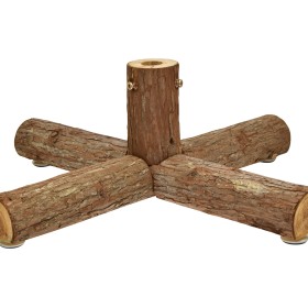 BASE IN LEGNO PER ALBERO DI NATALE CM. 60x60x30 PER ALBER CM. 180-240/S