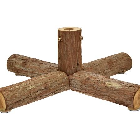 BASE IN LEGNO PER ALBERO DI NATALE CM. 60x60x30 PER ALBER CM. 180-240/S