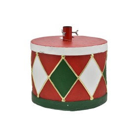 Nataluna Base per Albero di Natale con Decoro a Forma di Tamburo – Diametro 32x25 cm Nataluna Base per Albero di Natale con Decoro a Forma di Tamburo – Diametro 32x25 cm