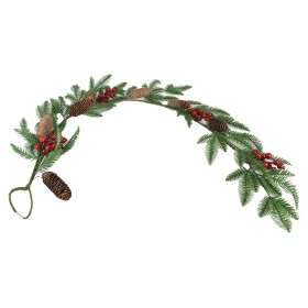 DECORAZIONE DI NATALE RAMO CON BACCHE CM. 150