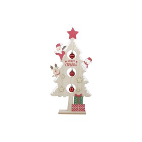 DECORO NATALIZIO ALBERO IN LEGNO  M.87-02 CM. 22x44x6,5