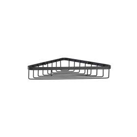 Feridras Mensola angolare un ripiano in acciaio nero linea Chic Black Cm. 31x16,5x5h.