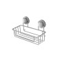 Feridras Mensola rettangolare un ripiano in acciaio cromato linea Dinamik Cm.  26x13x13,5h.