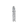 FESTONE DI NATALE CON 142 SFERE COLORE RGENTO CM. 3/5 CM. 9,5x9,5x180