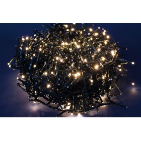 LUCI DI NATALE 500LED FLASH CONNECT PER USO ESTERNO LUCE CALDA MT. 10+5