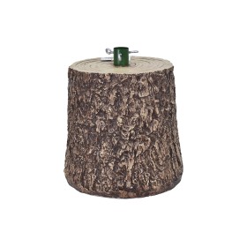 NATALUNA BASE PER ALBERO DI NATALE A FORMA DI TRONCO CM. 32x26x30+4h. NATURALE