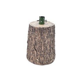 NATALUNA BASE PER ALBERO DI NATALE A FORMA DI TRONCO CM. 33x27x41+5h. SCURO