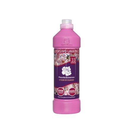 PEONIA DETERSIVO LIQUIDO PER LAVATRICE ESSENCE E FIORI DI CILIEGIO 33 LAVAGGI