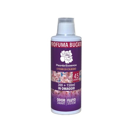 PEONIA PROFUMA BUCATO PER LAVATRICE E A MANO ESSENCE E FIORI DI CILIEGIO 45 LAVAGGI