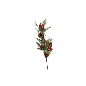 PICK BACCHE PER DECORO NATALIZIO CM. 84 M.213 ROSSO