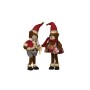 PUPAZZO DI NATALE ORSO BOY&GIRL COLORE ROSSO CM. 62